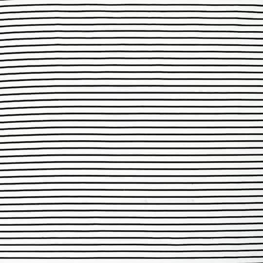White & Stripes Cotton Fabric Mini Bolt by Loops & Threads